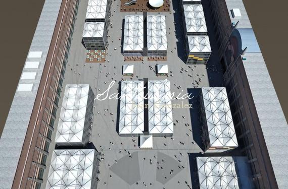 Creation of structures and interiors models for the Mobile World Congress in Barcelona 2010