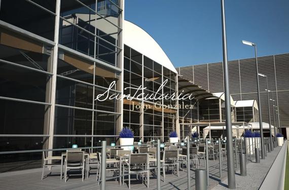 Creació dels entorns i espais interiors de les zones VIP per a importatnt torneig de tenis a Madrid 2010