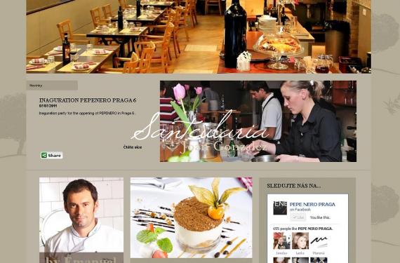 Creación de sitio web para pequeña cadena de restaurantes de Praga