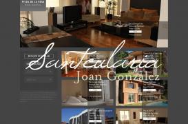 Creació de lloc web per a nova empresa immobiliaria de luxe situada a Barcelona 